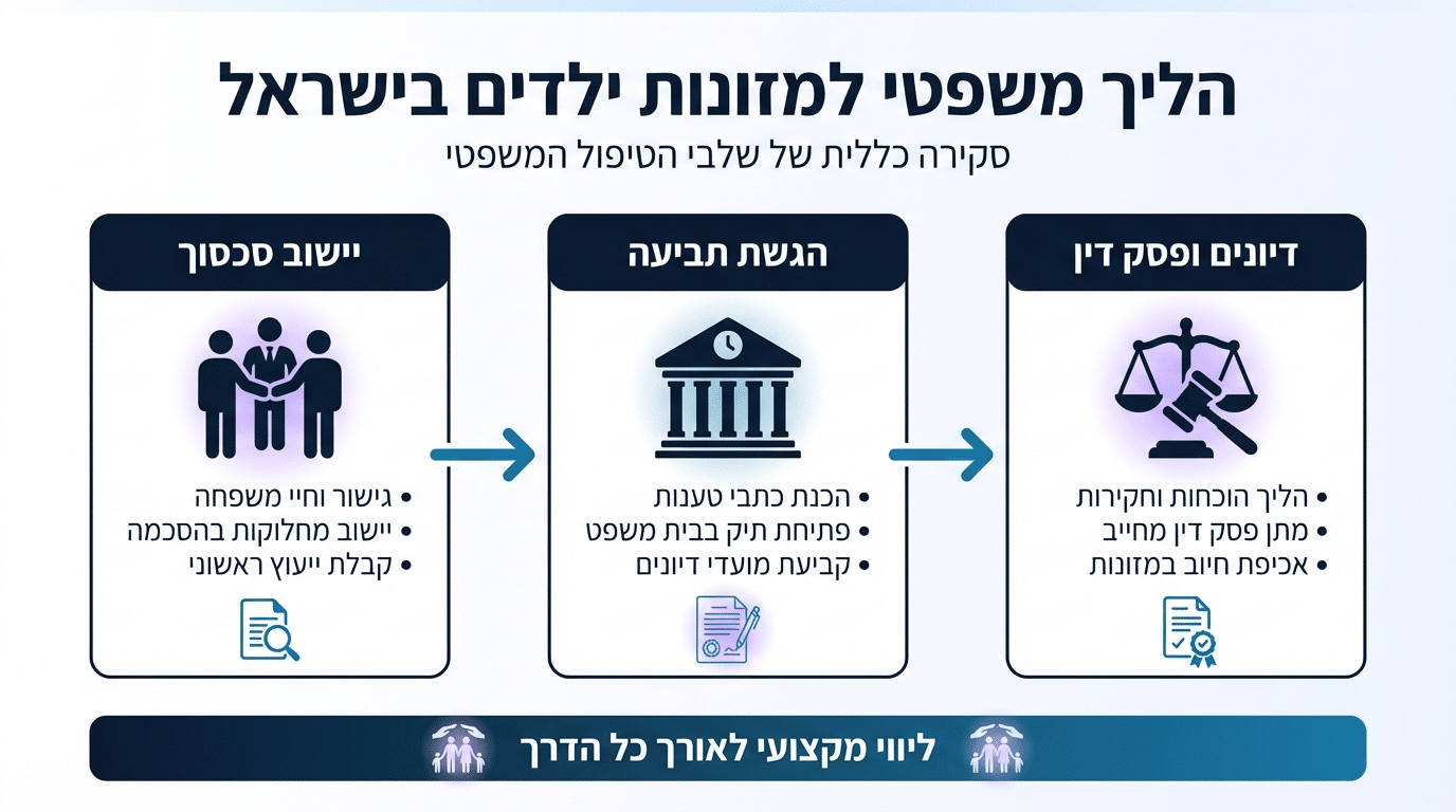 עורך דין מזונות ילדים ראשון לציון: המדריך המלא לזכויותיך ותביעת מזונות